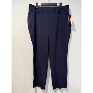 NEW Investments Pants Womens 14 Navy The Park Ave Fit Secret Support Workwear